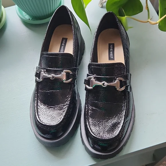 Nine West black loafers - Picture 1 of 6